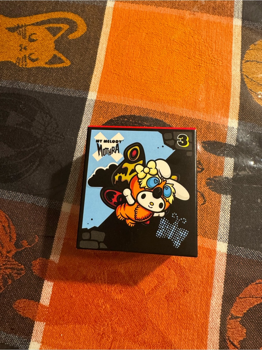 My Melody Mothra collaboration- hello kitty and Godzilla